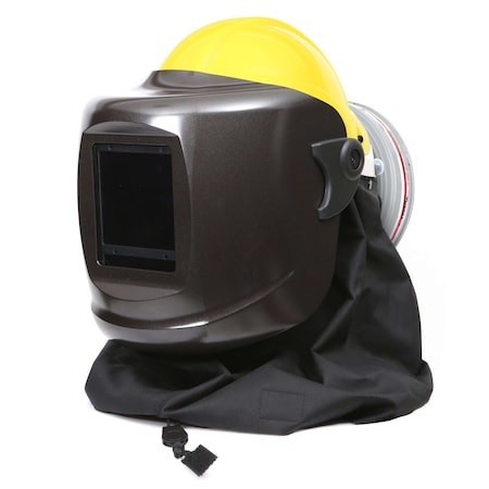 Pureflo PF60ESM+ Hard Hat Yellow, Black Neck Cape, HE/HF/HC Filter Gentex Corp